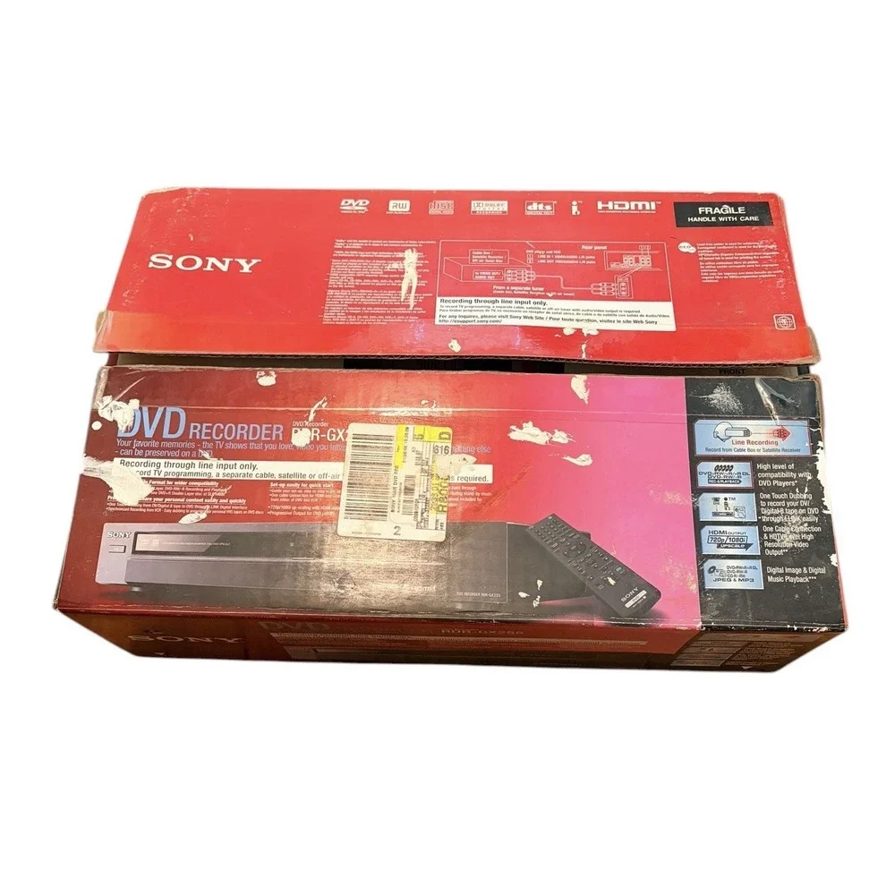 Sony rdr gx255